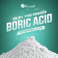 🌿 boric 99.9% anhydrous powder by ecoxall logo