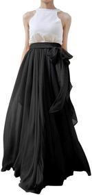 img 4 attached to 👗 Diydress Womens Summer Chiffon Wedding Dress: Effortlessly Elegant Women's Clothing for Special Occasions