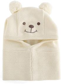 img 2 attached to 🧣 LLmoway Winter Hats for Baby, Toddler, and Kids – Warm Windproof Knit Scarf Hood with Fleece Lining