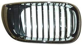 img 3 attached to 🚗 Sherman BMW 325-330 Passenger Side Grille Assembly (Partslink BM1200127) - Top Replacement Part for Ultimate Compatibility