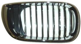 img 4 attached to 🚗 Sherman BMW 325-330 Passenger Side Grille Assembly (Partslink BM1200127) - Top Replacement Part for Ultimate Compatibility