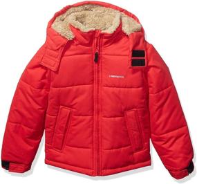 img 4 attached to 🧥 Top-Quality London Fog Active Puffer Jacket: Boys' Clothing for Jackets & Coats