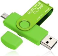 флэш-накопитель borlterclamp usb 32 гб с двумя портами memory stick логотип