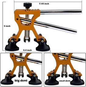 img 2 attached to 🔧 Набор инструментов для безпокрасочного удаления вмятин YEUXCORP с регулируемой шириной, вытяжка вмятин с широким охватом, набор для удаления вмятин на автомобиле Pops a Dent, подъемник вмятин для автокузова мотоциклов холодильников, самостоятельное удаление вмятин для автомобиля