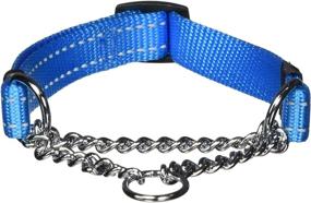 img 1 attached to 🐕 Rogz Utility Reflective Snake Half-Check Dog Collar - Medium Size (5/8-Inch) for Obedience Training