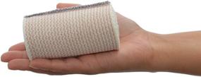 img 1 attached to Dealmed 4-Inch Elastic Bandage Wrap with Self-Closure – Pack of 10 Elastic Bandages, 5 Yards Stretched Compression Bandage Wrap, Wound Care Product for First Aid Kit and Medical Facilities