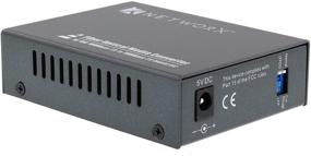 img 2 attached to Networx Гигабитный оптоволоконный медиаконвертер: UTP на 1000Base-SX, ST мультимод, 550м, 850нм.