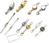 🔒 zpsolution magnetic clasps - enhance your jewelry with 10pcs screw-in locking lobster clasp and necklace extenders logo