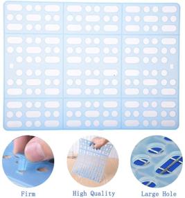 img 2 attached to 🐰 Premium Hamiledyi Rabbit Cage Mats: Durable Plastic Feet Pads for Small Animals – Ideal for Cats, Dogs, Bunnies, Hamsters, Rats and More - Set of 4