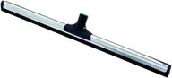 moerman commercial professional heavy duty floor squeegee: 30 inch, silver - threaded handle connection logo