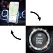 shiny bling car cell phone mount holder for air vents dashboard diamond style universal phone holder (package 1) logo