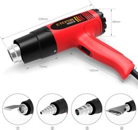 img 2 attached to 🔥 ETEPON HG6618 Temperature Adjustable Heat Gun - 120°F to 1020°F