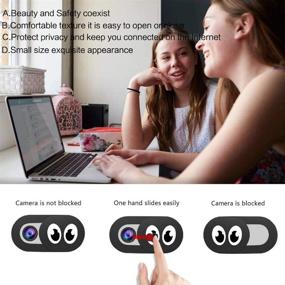 img 1 attached to 👁️ Eye Webcam Cover Slide - Protect Your Privacy on Laptop, Desktop, iPhone - 6 Pack