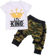 boys' clothing: camouflage toddler pullover tracksuit trousers for stylish comfort! logo