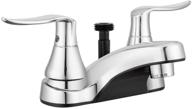 🚿 dura faucet df-pl720lh-cp rv chrome bathroom faucet with winged levers and shower hose diverter logo