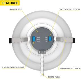 img 2 attached to NUWATT Commercial Downlight Changeable 100 277V