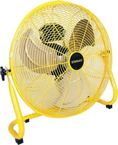 img 4 attached to Stanley ST-20F: 20-Inch Industrial High Velocity Floor Fan - Powerful Direct Drive, Sturdy All-Metal Construction, 3 Adjustable Speeds - Portable Cooling Solution