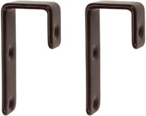 img 4 attached to Enhance Your Bunk Bed Experience with Geesatis 2 Pcs Bunk Bed Ladder Hooks: Sturdy, PVC Coated, Heavy Duty Hook Brackets