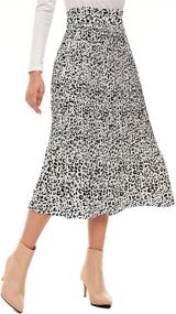 img 1 attached to American Trends Dress High Waisted Pleated Women's Clothing and Skirts