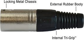 img 2 attached to Высококачественные мужские разъемы XLR 🔌 соединители - 20 штук от GLS Audio