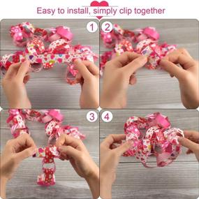 img 2 attached to TUPARKA Valentine Paper Chains - Wedding and Festive Party Decoration, Ideal for Valentine's Day Craft and Decor