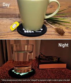 img 2 attached to 🍽️ Silicone Absorbent Coasters for Dishwasher - Advanced Absorption