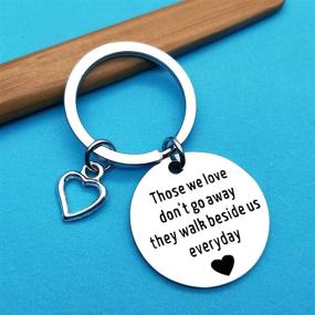 img 3 attached to Memorial Keychain Memorial Everyday Keychain Gift Remembrance