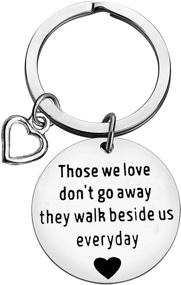 img 4 attached to Memorial Keychain Memorial Everyday Keychain Gift Remembrance