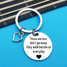 img 1 attached to Memorial Keychain Memorial Everyday Keychain Gift Remembrance