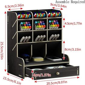 img 2 attached to Detachable Multifunctional Organizer 8 3X5 9X10 Needed Black B11