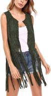 👚 hotouch ethnic sleeveless jacket for women – lightweight clothing in coats, jackets & vests logo
