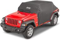 🛡️ ultimate protection: mopar 82215370 jeep wrangler cab cover - shield your jeep with confidence! logo
