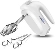 🔌 2020 upgrade 5 speeds hand mixer electric - powerful 180w handheld mixer with turbo button for cakes, dough, batters, meringues & more логотип