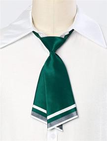 img 3 attached to Allegra Pre Tied Uniform Necktie Adjustable