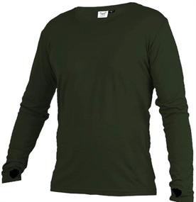 img 2 attached to Merino 365 Longsleeve Baselayer Thumbloops Men's Clothing for Active