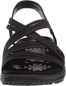 img 3 attached to 👡 Stylish and Supportive: Skechers Women's Multi Strap Sandal Women's Shoes