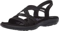 👡 stylish and supportive: skechers women's multi strap sandal women's shoes logo