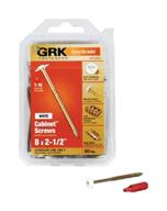grk 120660 white cabinet screw logo
