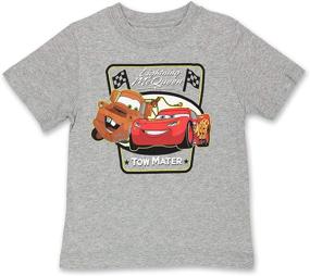 img 4 attached to 🚗 Adorable Disney Cars Tow Mater Toddler Boys Short Sleeve T-Shirt Tee for Your Little Racer!