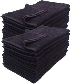 img 4 attached to 🚿 Simpli-Magic Black Towels, 16"x27", Pack of 24