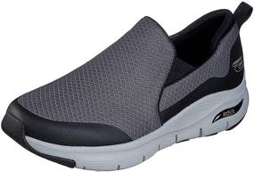 img 1 attached to 👟 Stylish Skechers Banline Oxford Charcoal Black Men's Sneakers for Fashion-Forward Individuals