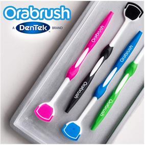 img 3 attached to 👅 Orabrush Tongue Scraper - Fight Bad Breath with Tongue Cleaner, Pack of 4 Scrapers