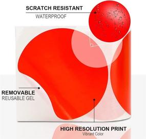 img 3 attached to Versatile Classroom Distancing Solution: Colored Sticker Removable Occupational Health & Safety Products