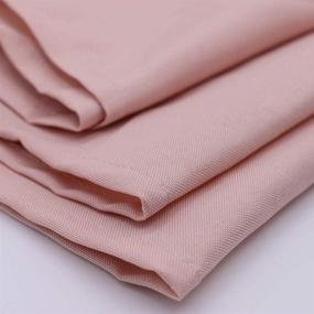 img 1 attached to High-quality Blush Cloth Napkins - Set of 10, 20 Inch Square Premium Polyester Napkins for Restaurant, Bistro, Wedding, Thanksgiving, and Christmas Decorations - Oversized, Double Folded, and Hemmed by Your Chair Covers