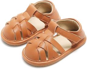 img 3 attached to Ultimate Comfort and Style: Kiderence Baby Girls Infant Sandals - First Toddler Sandals for Girls - Kids Shoes for Unmatched Cuteness!