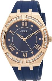 img 4 attached to Женский аналоговый силикон GUESS из нержавеющей стали