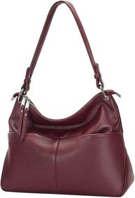 img 2 attached to 👜 Стильные и практичные: O173E черные сумки на плечо через тело для женщин - идеальные сумки хобо с кошельками.