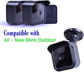 img 2 attached to 📷 Blink Outdoor Camera Wall Mount Bracket - Weather-Proof Protective Housing Cover & Adjustable Mount for Indoor/Outdoor Security Camera System (3Pack)