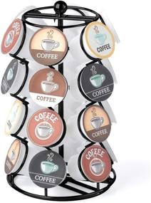 img 4 attached to Organize Your Coffee Pods with Nifty Solutions Nifty Carousel Holders - Me & Large, Black
