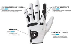 img 1 attached to 🏌️ Enhance Your Golf Game with the Bionic GGNMLXXL Men's StableGrip Golf Glove - Left Hand, XX-Large White